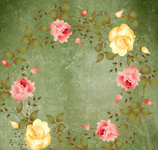 Vintage Floral Fabric Vintage Floral Fabric